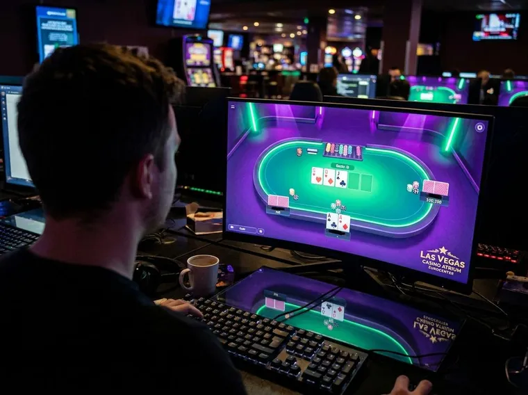 Las Vegas Casino Atrium Eurocenter — Póker asztali játék tranzakciós lehetőségei